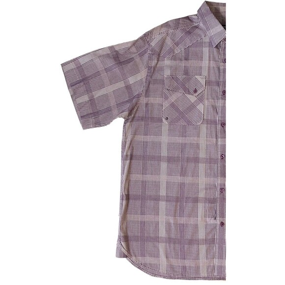 Rocawear Mens Button Up Shirt Size 4x Purple striped RN106374 Authentic - Picture 13 of 14